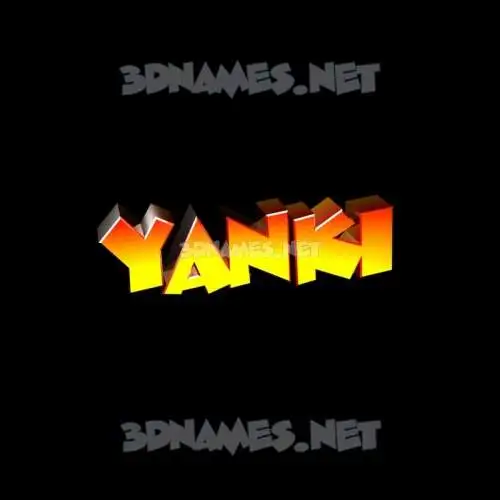 yanki in Black Background style - 3D name wallpaper yanki in Black Background style - 3D name wallpaper
