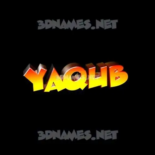 yaqub in Black Background style - 3D name wallpaper yaqub in Black Background style - 3D name wallpaper