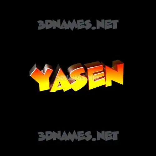 yasen in Black Background style - 3D name wallpaper yasen in Black Background style - 3D name wallpaper