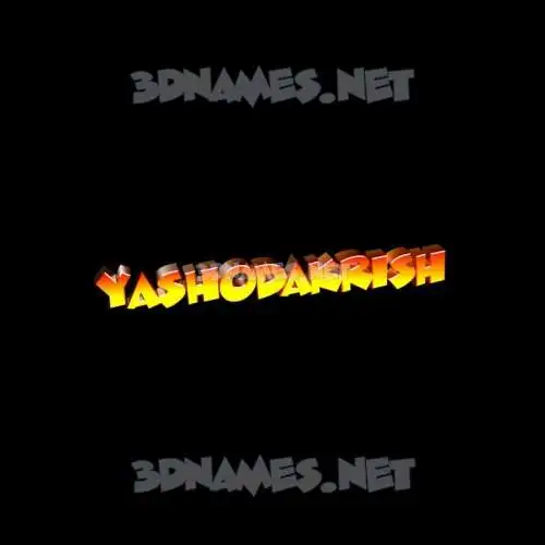 yashodakrish in Black Background style - 3D name wallpaper yashodakrish in Black Background style - 3D name wallpaper
