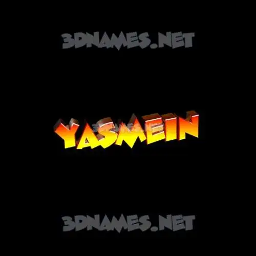 yasmein in Black Background style - 3D name wallpaper yasmein in Black Background style - 3D name wallpaper