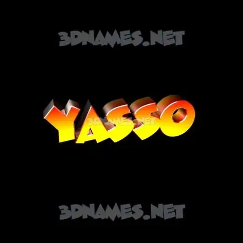 yasso in Black Background style - 3D name wallpaper yasso in Black Background style - 3D name wallpaper