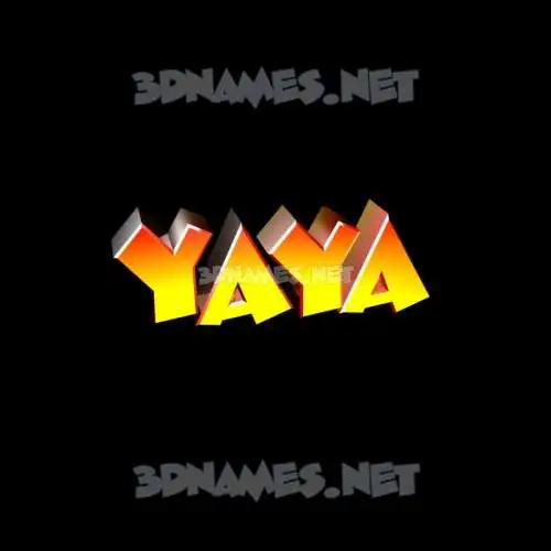 yaya in Black Background style - 3D name wallpaper yaya in Black Background style - 3D name wallpaper