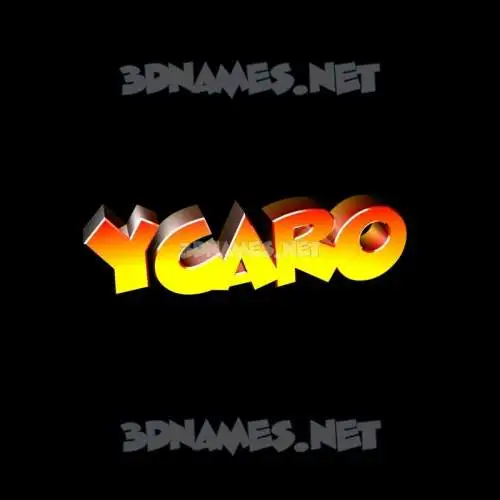 ycaro in Black Background style - 3D name wallpaper ycaro in Black Background style - 3D name wallpaper