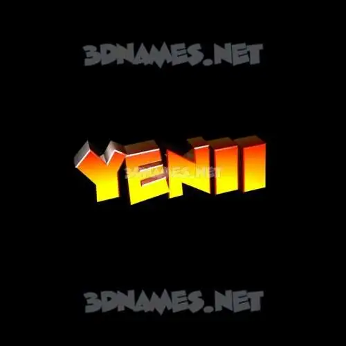 yenii in Black Background style - 3D name wallpaper yenii in Black Background style - 3D name wallpaper