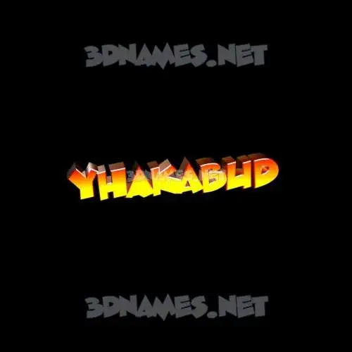 yhakabud in Black Background style - 3D name wallpaper yhakabud in Black Background style - 3D name wallpaper