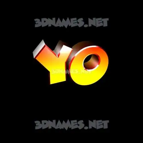 yo in Black Background style - 3D name wallpaper yo in Black Background style - 3D name wallpaper