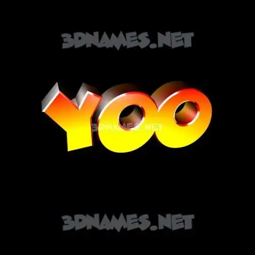 yoo in Black Background style - 3D name wallpaper yoo in Black Background style - 3D name wallpaper