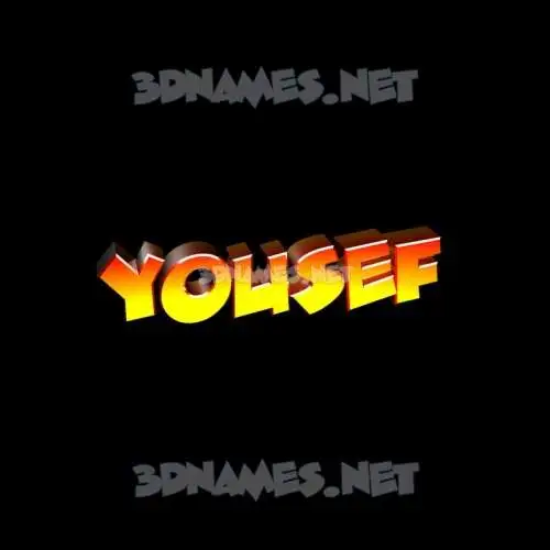 yousef in Black Background style - 3D name wallpaper yousef in Black Background style - 3D name wallpaper