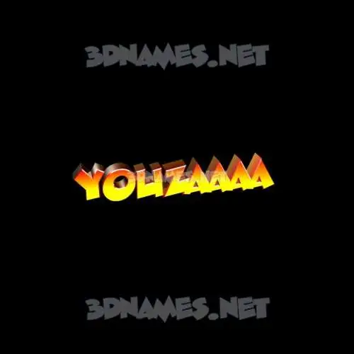 youzaaaa in Black Background style - 3D name wallpaper