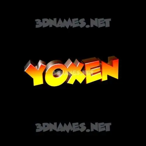 yoxen in Black Background style - 3D name wallpaper yoxen in Black Background style - 3D name wallpaper