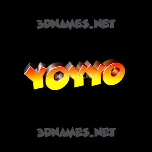 yoyyo in Black Background style - 3D name wallpaper yoyyo in Black Background style - 3D name wallpaper