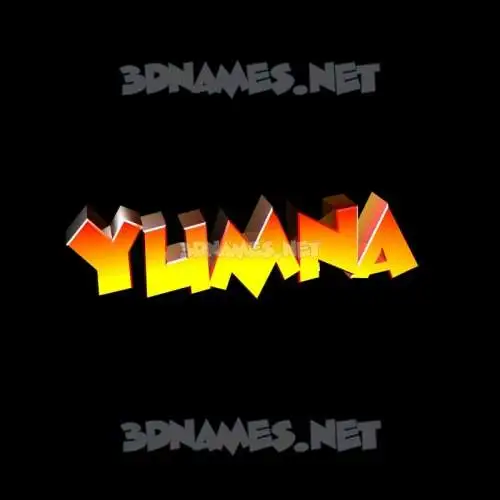 yumna in Black Background style - 3D name wallpaper