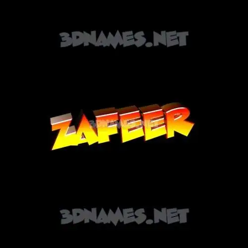 zafeer in Black Background style - 3D name wallpaper zafeer in Black Background style - 3D name wallpaper