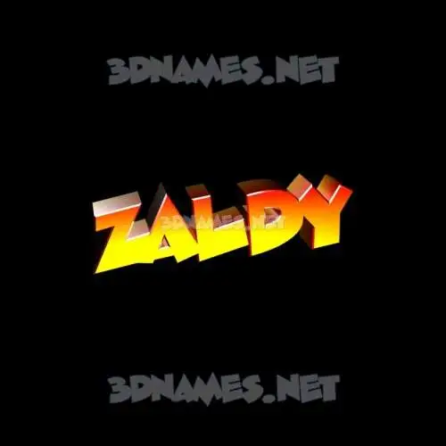 zaldy in Black Background style - 3D name wallpaper zaldy in Black Background style - 3D name wallpaper