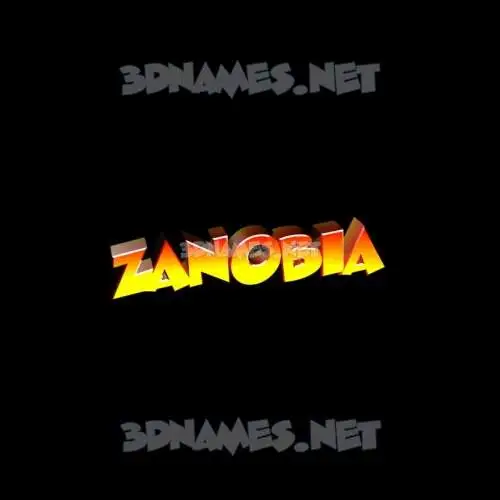 zanobia in Black Background style - 3D name wallpaper zanobia in Black Background style - 3D name wallpaper