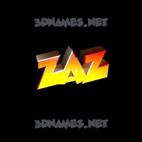 zaz in Black Background style - 3D name wallpaper zaz in Black Background style - 3D name wallpaper