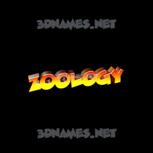 zoology in Black Background style - 3D name wallpaper zoology in Black Background style - 3D name wallpaper