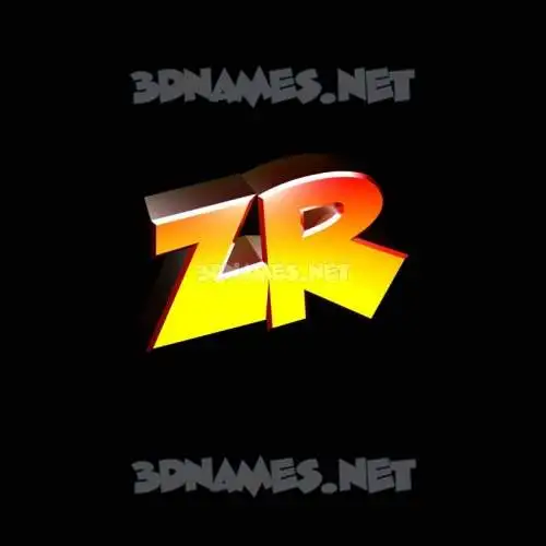 zr in Black Background style - 3D name wallpaper zr in Black Background style - 3D name wallpaper