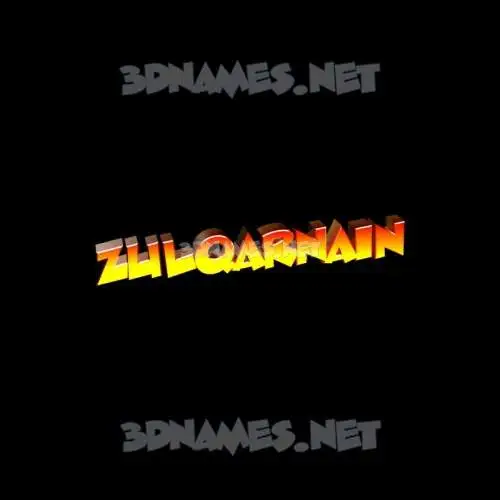 zulqarnain in Black Background style - 3D name wallpaper zulqarnain in Black Background style - 3D name wallpaper