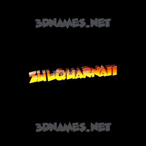 zulquarnaii in Black Background style - 3D name wallpaper zulquarnaii in Black Background style - 3D name wallpaper