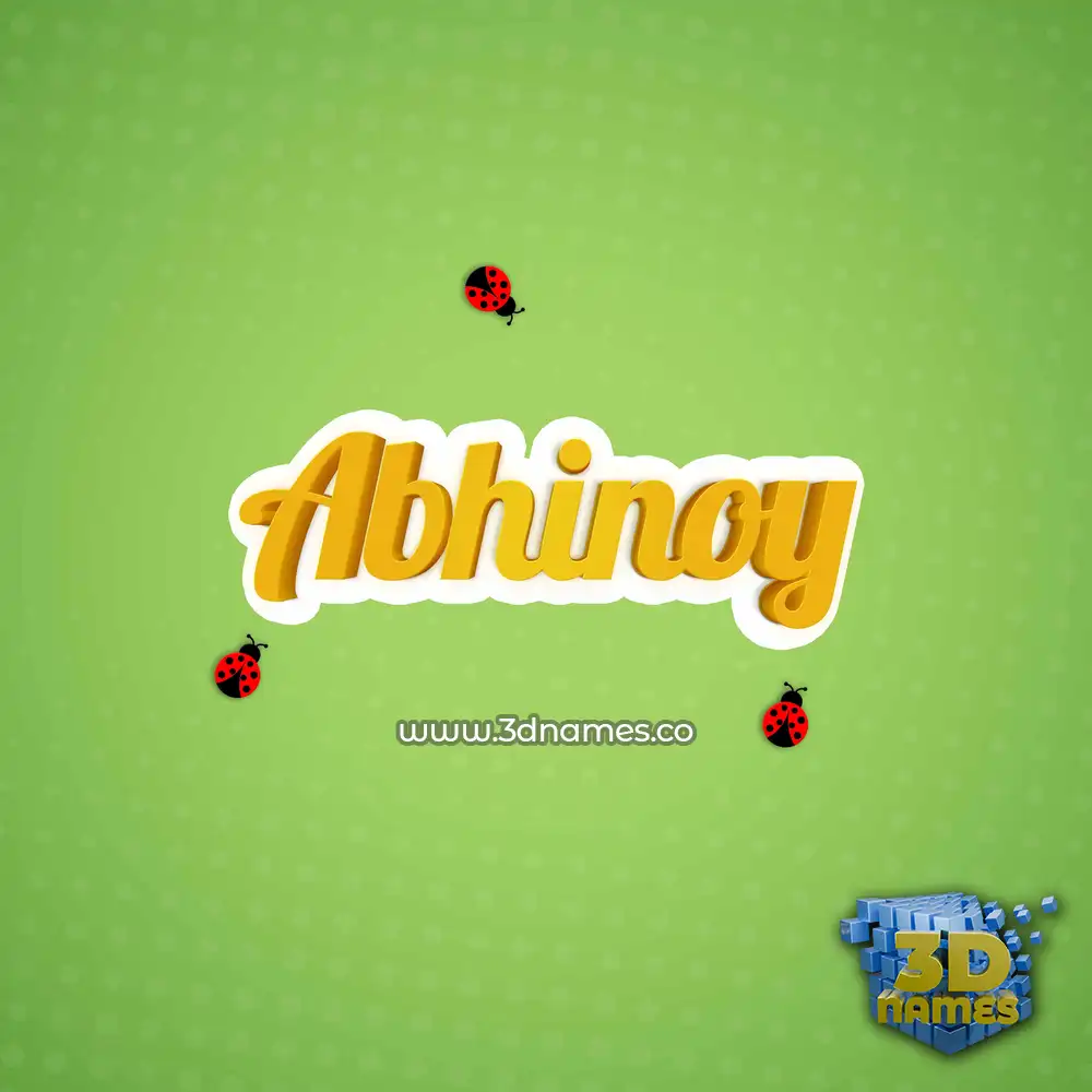 abhinoy in Ladybugs style - 3D name wallpaper abhinoy in Ladybugs style - 3D name wallpaper