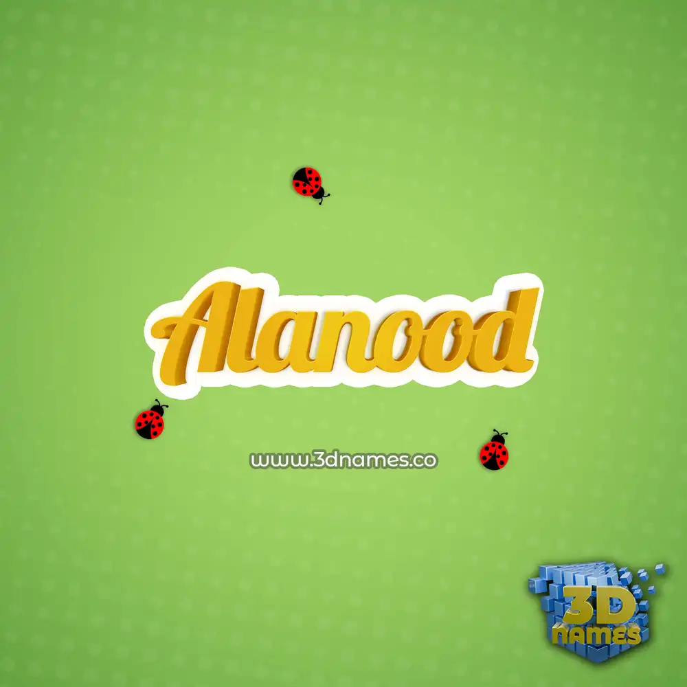 preview-of-ladybugs-3d-name-for-alanood