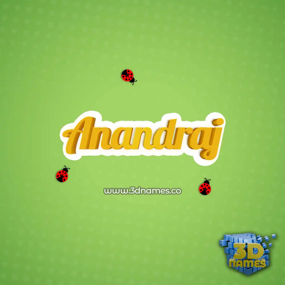 anandraj in Ladybugs style - 3D name wallpaper anandraj in Ladybugs style - 3D name wallpaper