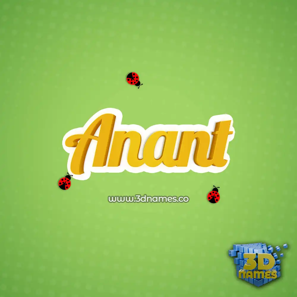 anant in Ladybugs style - 3D name wallpaper anant in Ladybugs style - 3D name wallpaper