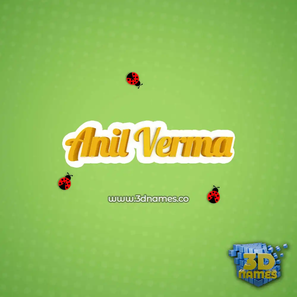 anil verma in Ladybugs style - 3D name wallpaper anil verma in Ladybugs style - 3D name wallpaper