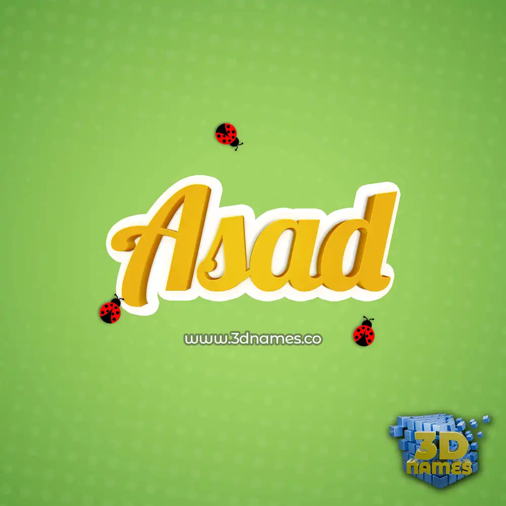 asad in Ladybugs style - 3D name wallpaper asad in Ladybugs style - 3D name wallpaper