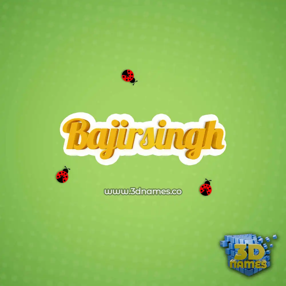 bajirsingh in Ladybugs style - 3D name wallpaper bajirsingh in Ladybugs style - 3D name wallpaper