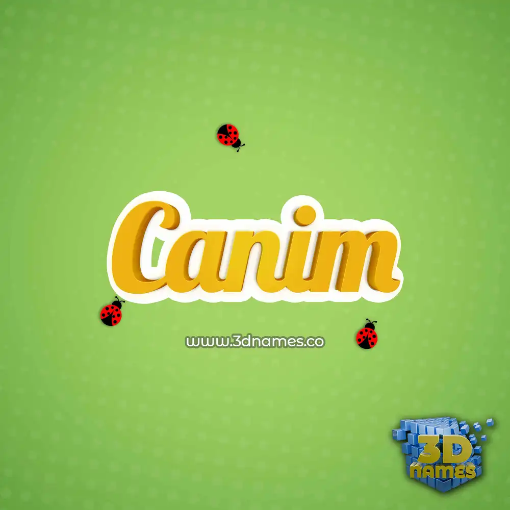 canim in Ladybugs style - 3D name wallpaper canim in Ladybugs style - 3D name wallpaper