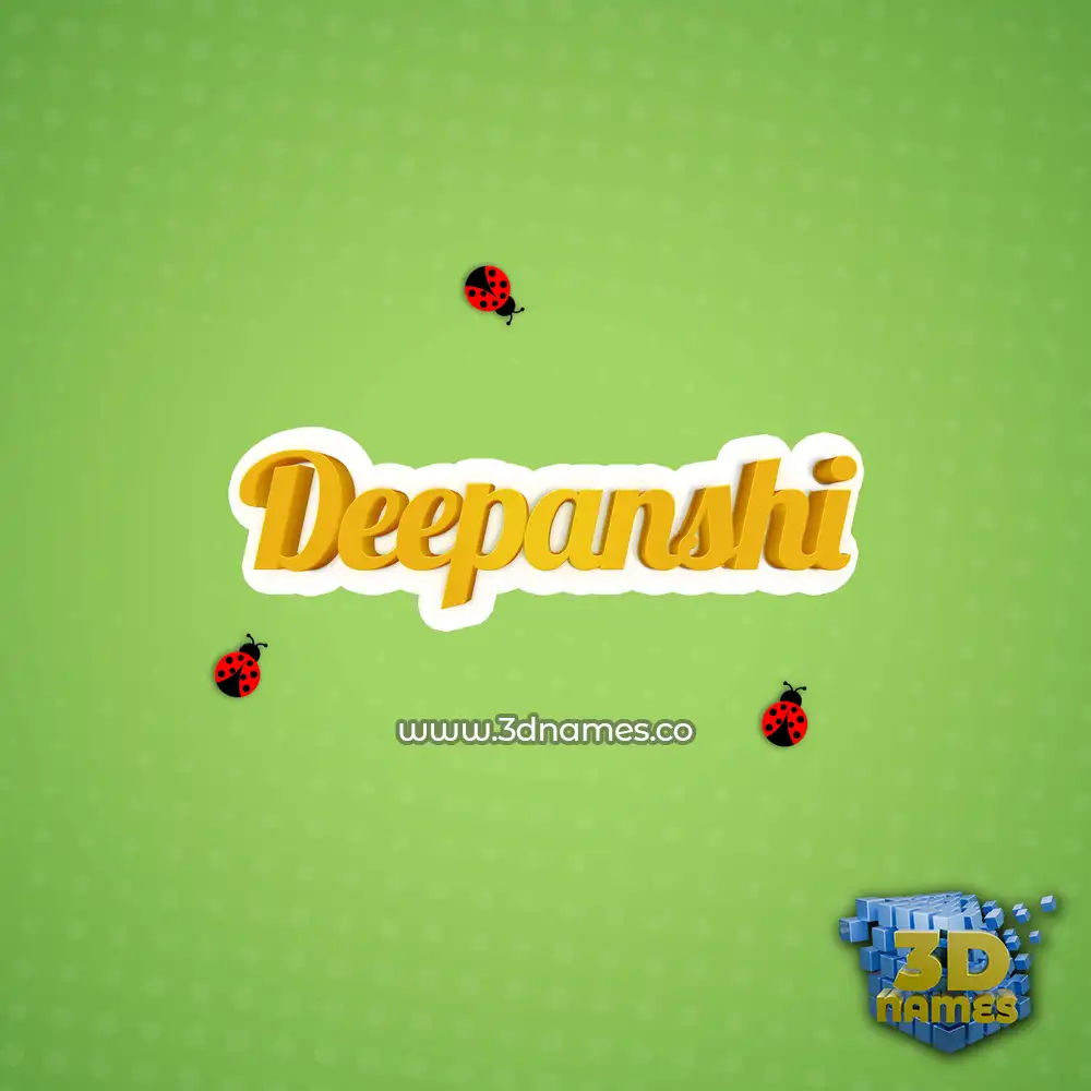 deepanshi in Ladybugs style - 3D name wallpaper deepanshi in Ladybugs style - 3D name wallpaper