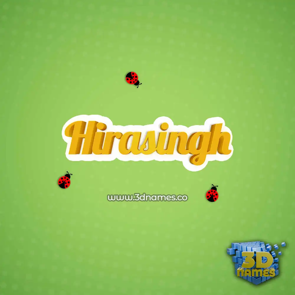 hirasingh in Ladybugs style - 3D name wallpaper hirasingh in Ladybugs style - 3D name wallpaper