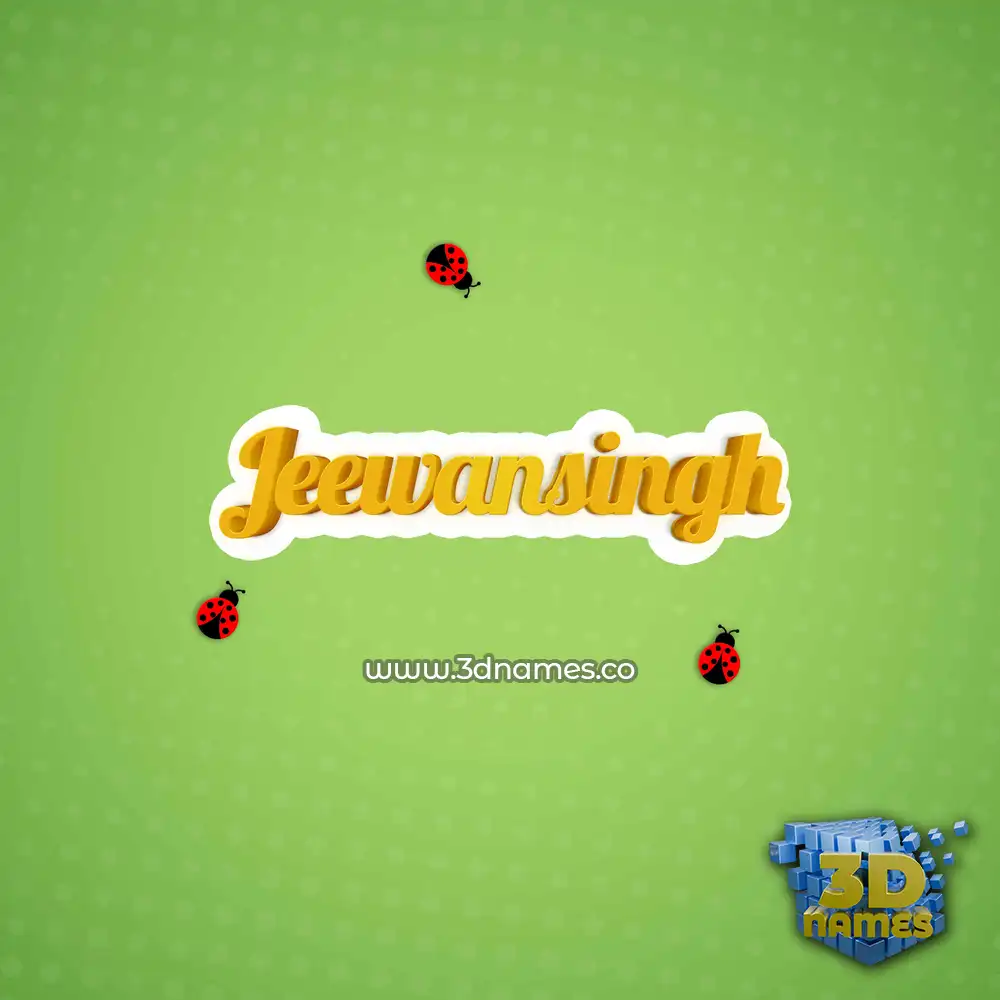 jeewansingh in Ladybugs style - 3D name wallpaper jeewansingh in Ladybugs style - 3D name wallpaper