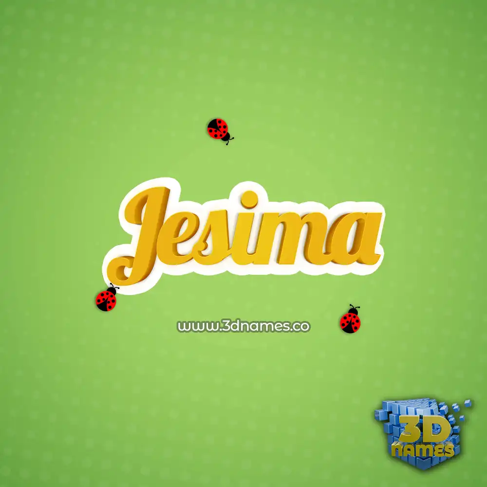 jesima in Ladybugs style - 3D name wallpaper jesima in Ladybugs style - 3D name wallpaper