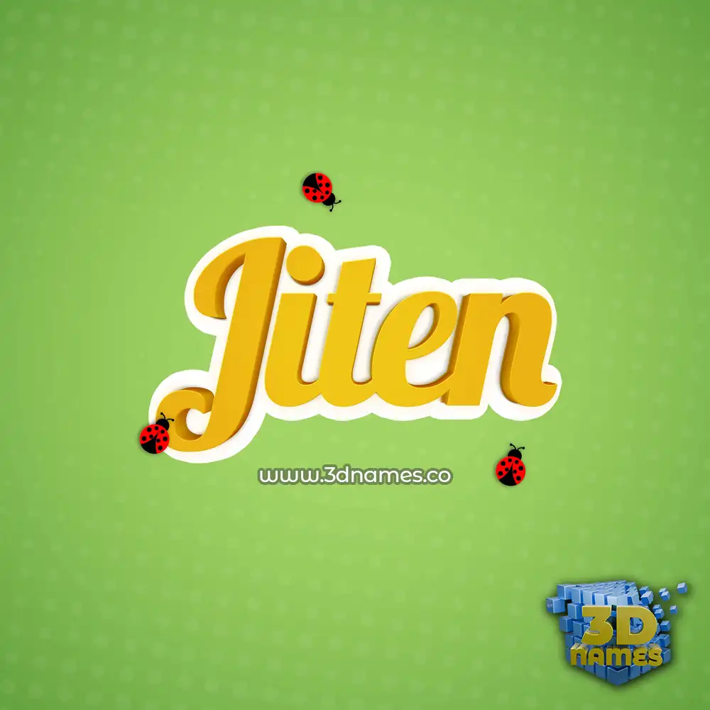 jiten in Ladybugs style - 3D name wallpaper jiten in Ladybugs style - 3D name wallpaper