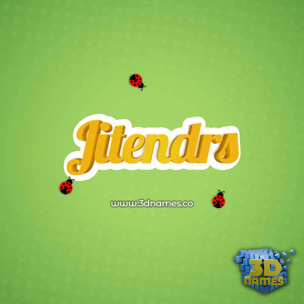 jitendrs in Ladybugs style - 3D name wallpaper jitendrs in Ladybugs style - 3D name wallpaper