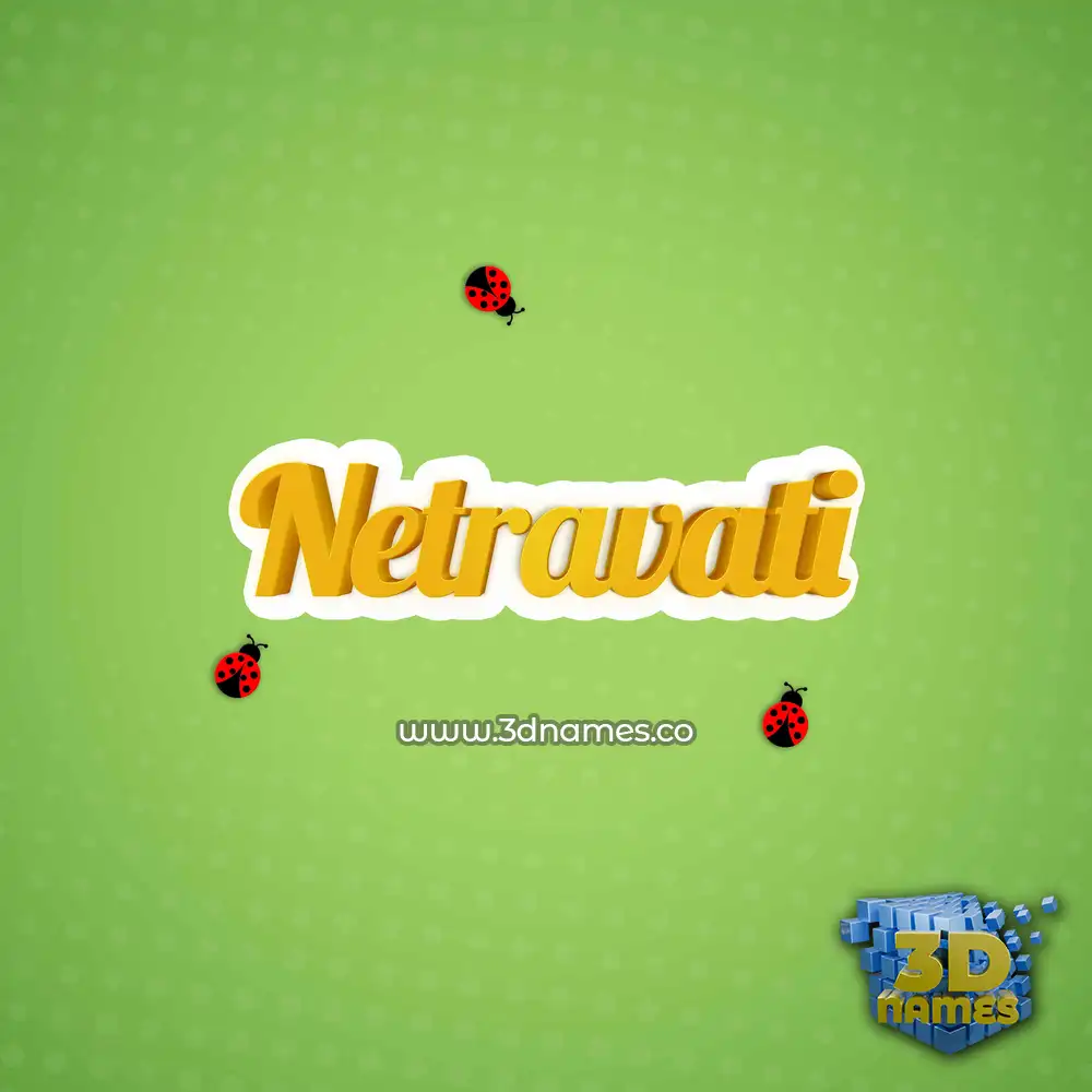 netravati in Ladybugs style - 3D name wallpaper netravati in Ladybugs style - 3D name wallpaper