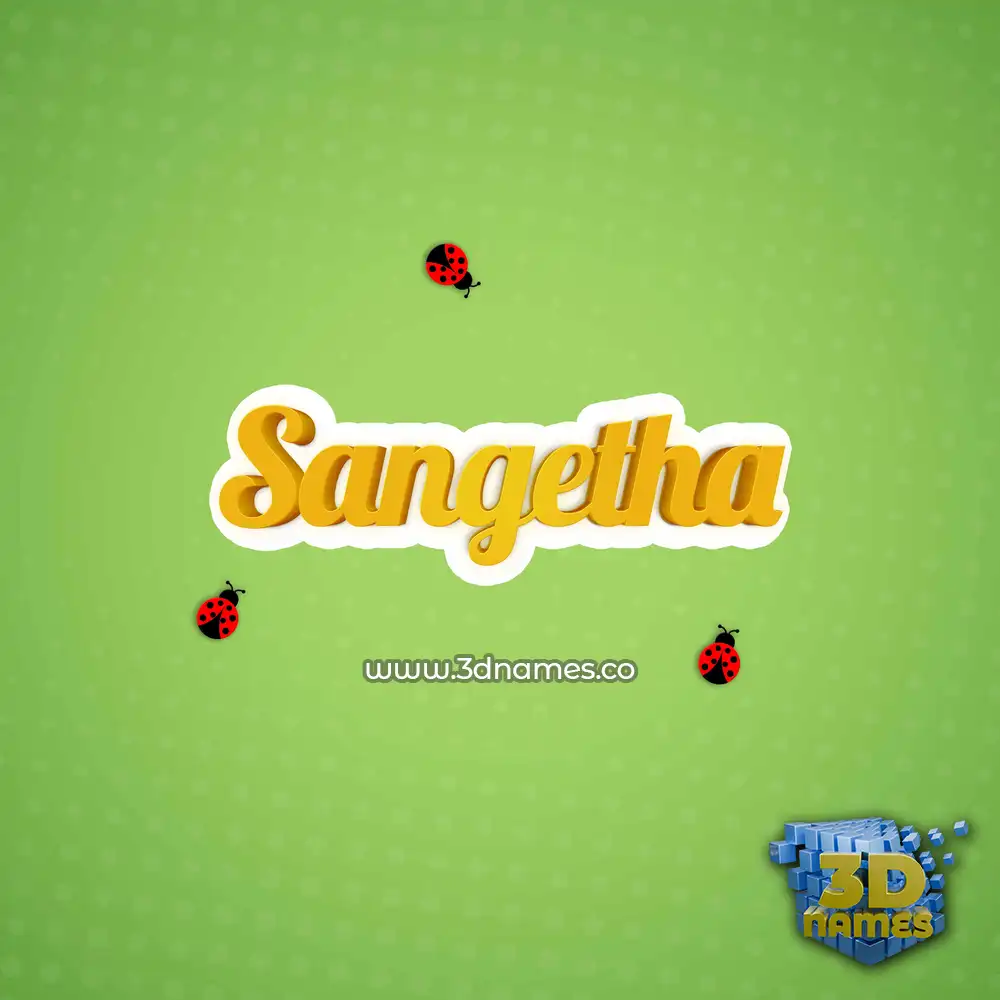 sangetha in Ladybugs style - 3D name wallpaper sangetha in Ladybugs style - 3D name wallpaper