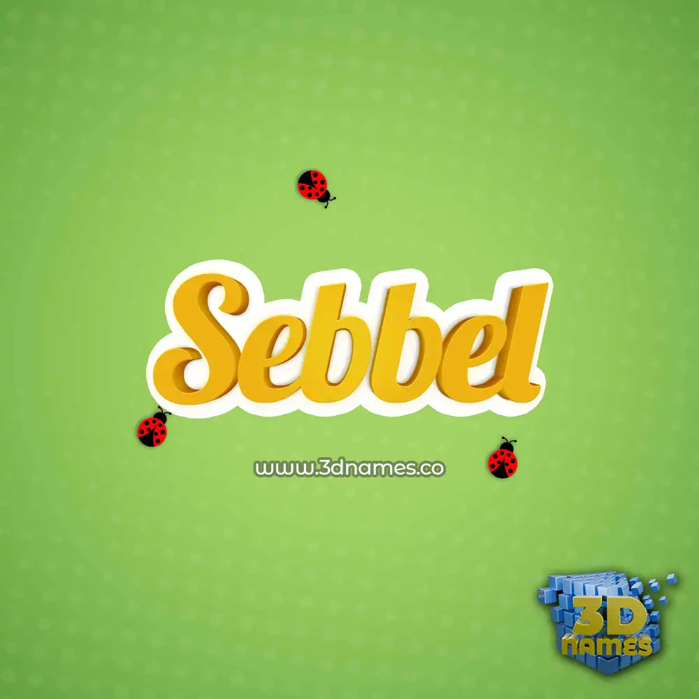 sebbel in Ladybugs style - 3D name wallpaper sebbel in Ladybugs style - 3D name wallpaper