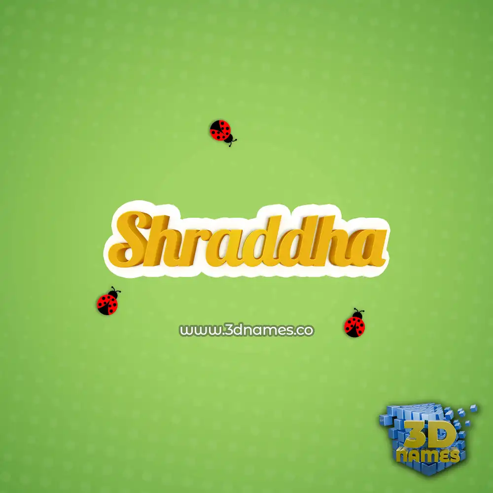 shraddha in Ladybugs style - 3D name wallpaper shraddha in Ladybugs style - 3D name wallpaper