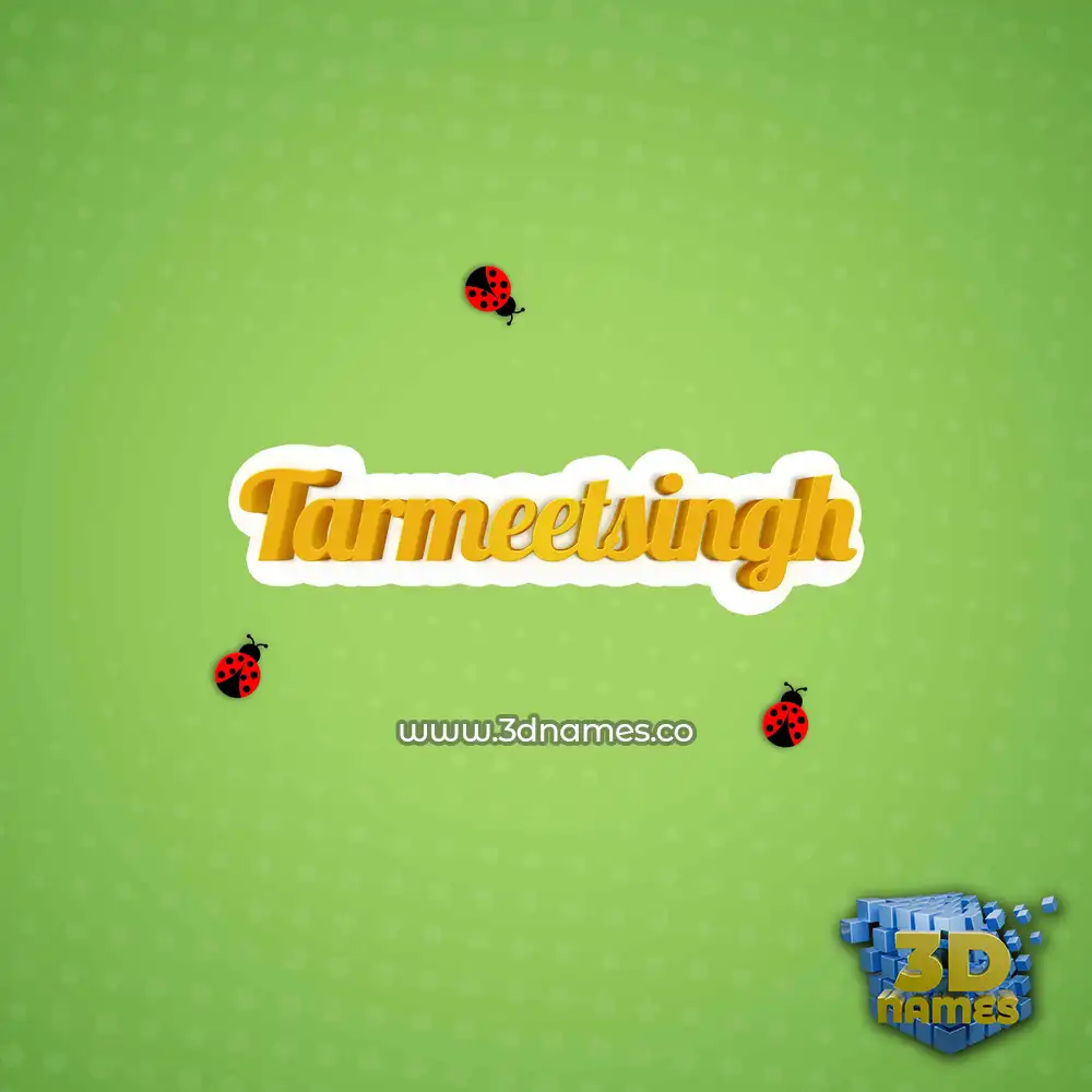 tarmeetsingh in Ladybugs style - 3D name wallpaper tarmeetsingh in Ladybugs style - 3D name wallpaper