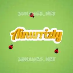 ainurrizty in Ladybugs style - 3D name wallpaper