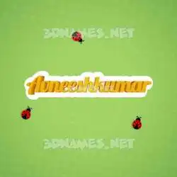 avneeshkumar in Ladybugs style - 3D name wallpaper