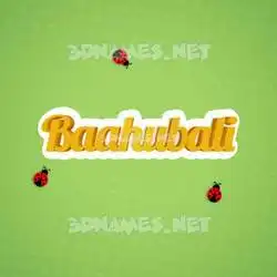 baahubali in Ladybugs style - 3D name wallpaper