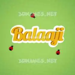 balaaji in Ladybugs style - 3D name wallpaper