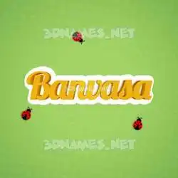 banvasa in Ladybugs style - 3D name wallpaper