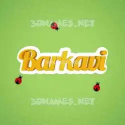 barkavi in Ladybugs style - 3D name wallpaper